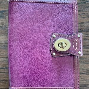 Coach Leather Planner